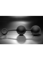 Tom Of Finland Heavy Anal Balls - Black/Clear