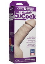 Vac-U-Lock Realistic Dildo