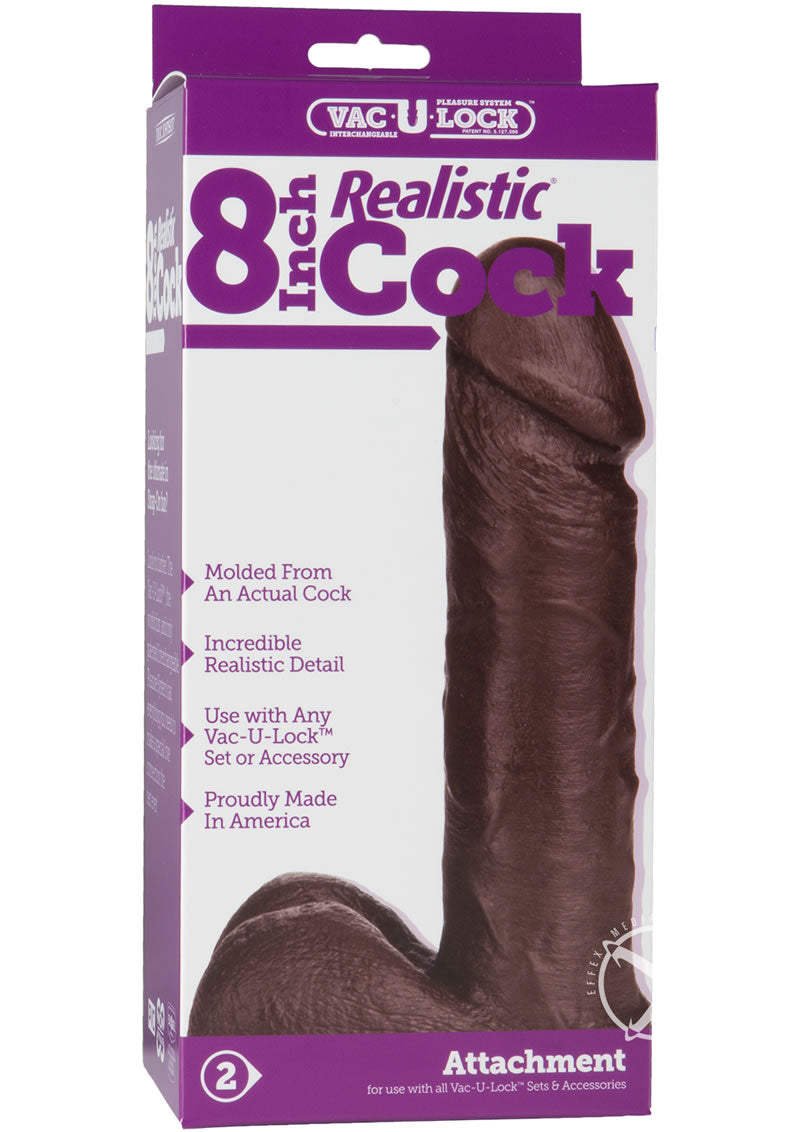 Vac-U-Lock Realistic Dildo