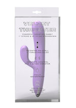 Velvet Gogo All-In-1 Thruster Rechargeable Silicone Dildo - Purple