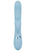 Vive Fronda Silicone Rechargeable Triple Motor G-Spot Vibrating and Tapping Leaf Clit Stimulator