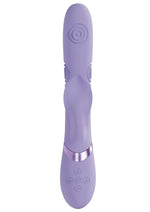 Vive Fronda Silicone Rechargeable Triple Motor G-Spot Vibrating and Tapping Leaf Clit Stimulator