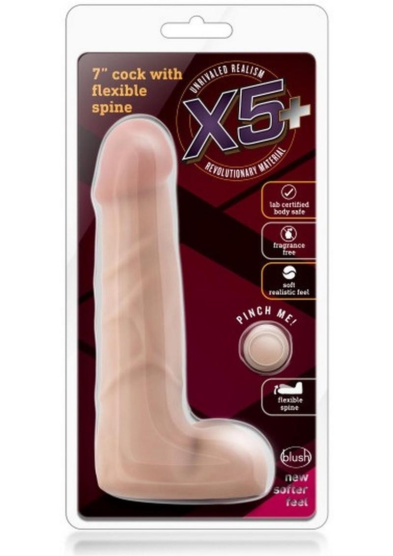 X5 Plus Cock Dildo with Balls