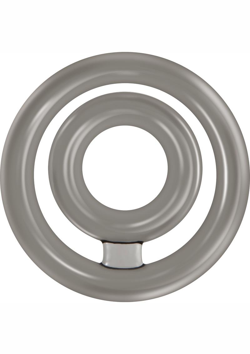 Zero Tolerance Bullseye Double Loop Cock Ring with Ball Strap