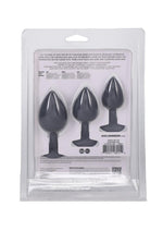 A-Play Silicone Anal Trainer - Gray/Grey - Set