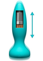 A-Play Thrust Adventurous Anal Plug with Remote Control - Teal