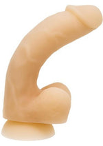 Addiction Bendable David Silicone Dildo - Flesh/Vanilla - 8in