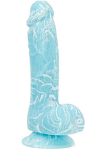 Addiction Toy Collection Luke Silicone Glow In The Dark Dildo with Balls