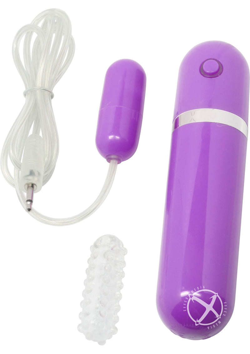 Ahhh Vibrating Bullet Of Love with Remote Control - Lavender/Purple