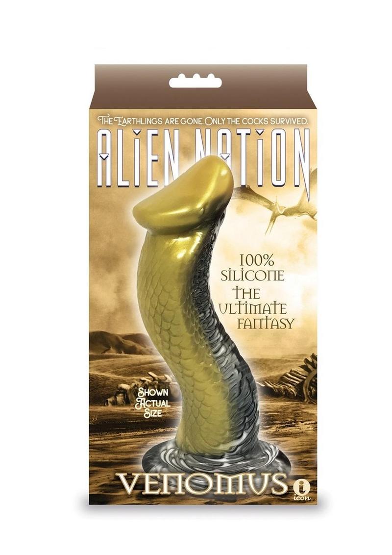 Alien Nation Venomus Silicone Creature Dildo - Gold