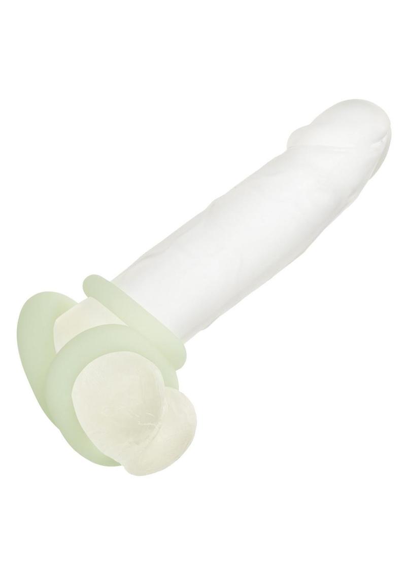 Alpha Glow In The Dark Liquid Silicone 3 Ring - White - Set