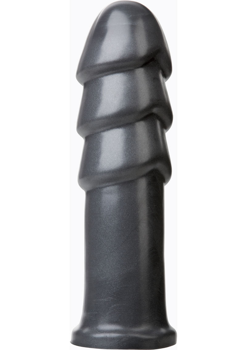 American Bombshell B-10 Warhead Dildo - Grey/Gun Metal - 10.1in