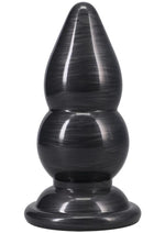 American Bombshell Double Payload Anal Plug - Gun Metal