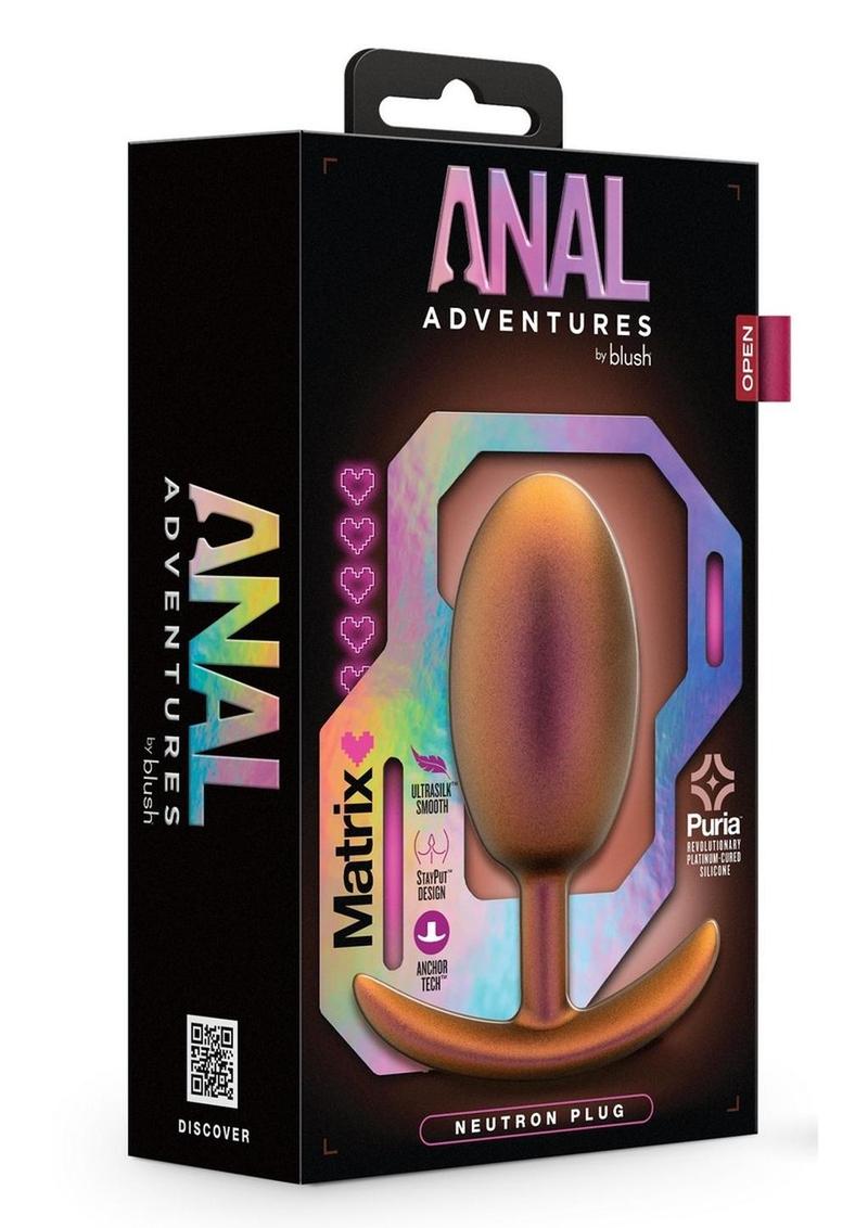 Anal Adventures Matrix Neutron Plug Silicone Anal Plug - Cosmic