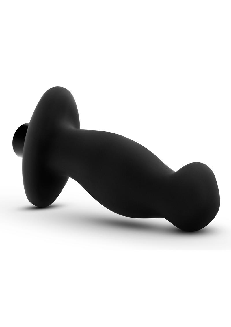 Anal Adventures Platinum Silicone Rechargeable Vibrating Prostate Massager 02 - Black