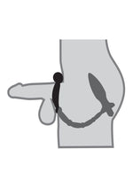 Anal Fantasy Collection Silicone Ass Kicker Plug with Cock Ring Waterproof