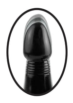 Anal Fantasy Collection Silicone Vibrating Thruster Waterproof - Black - 5.5in