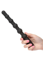 Anal Toys Rechargeable X-10 Silicone Beads - Black