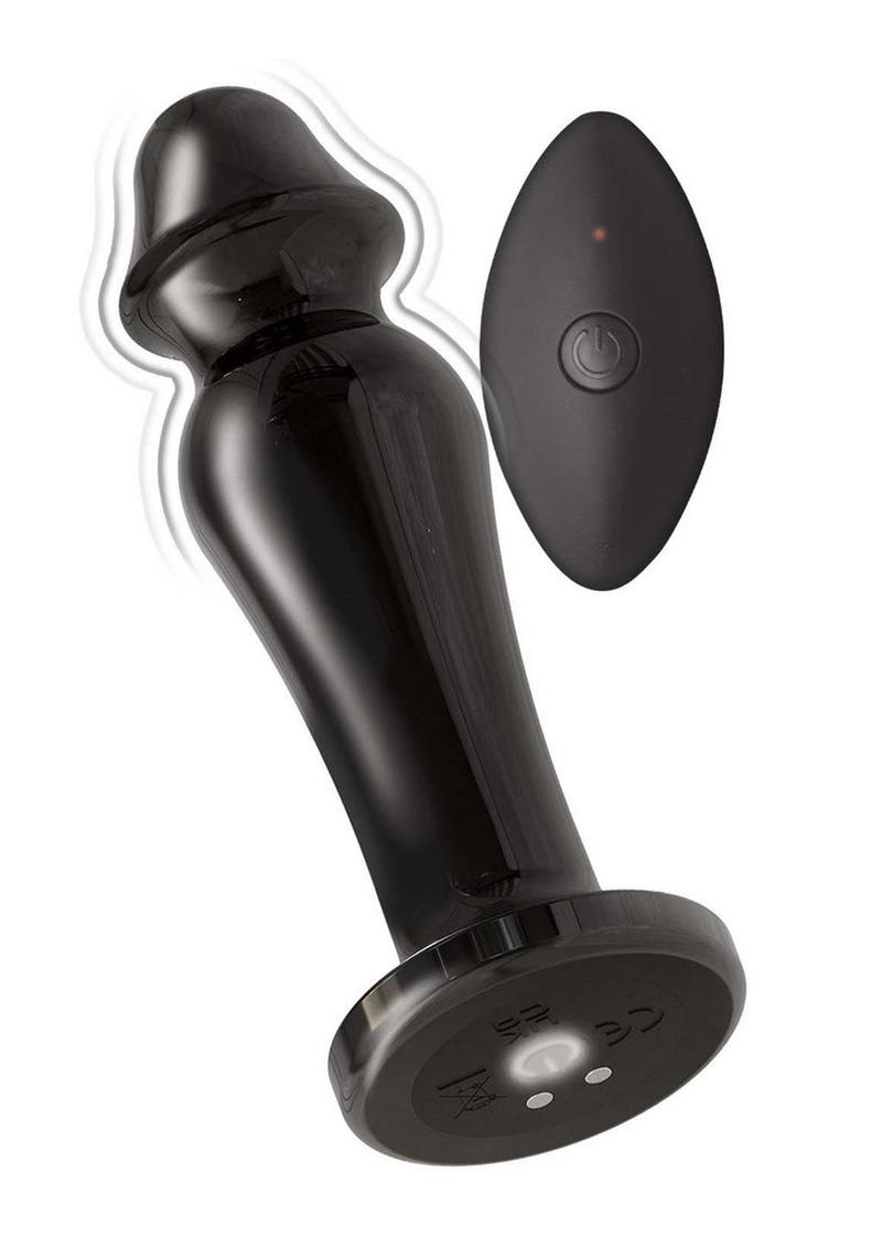 Ass-Sation Remote Control Rechargeable Vibrating Metal Anal Lover