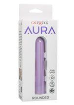 Aura Rounded Rechargeable Silicone Stimulator - Purple