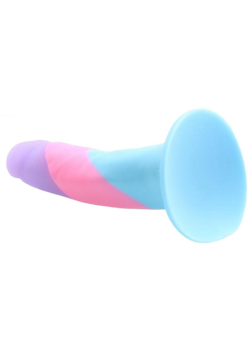 Avant D15 Vision Of Love Silicone Dildo - Multicolor - 5.5in