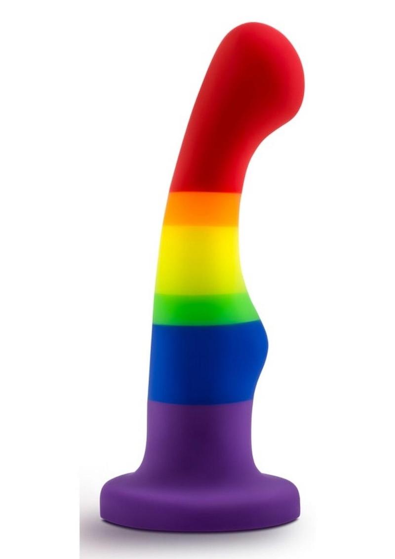 Avant Pride P1 Freedom Silicone Dildo - Multicolor - 6in