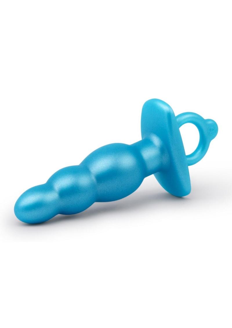 B-Vibe Bounce Silicone Plug - Blue