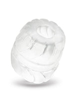 B-Vibe Stretch Tech Barrel Ultra Stretchy Cock Ring - Clear
