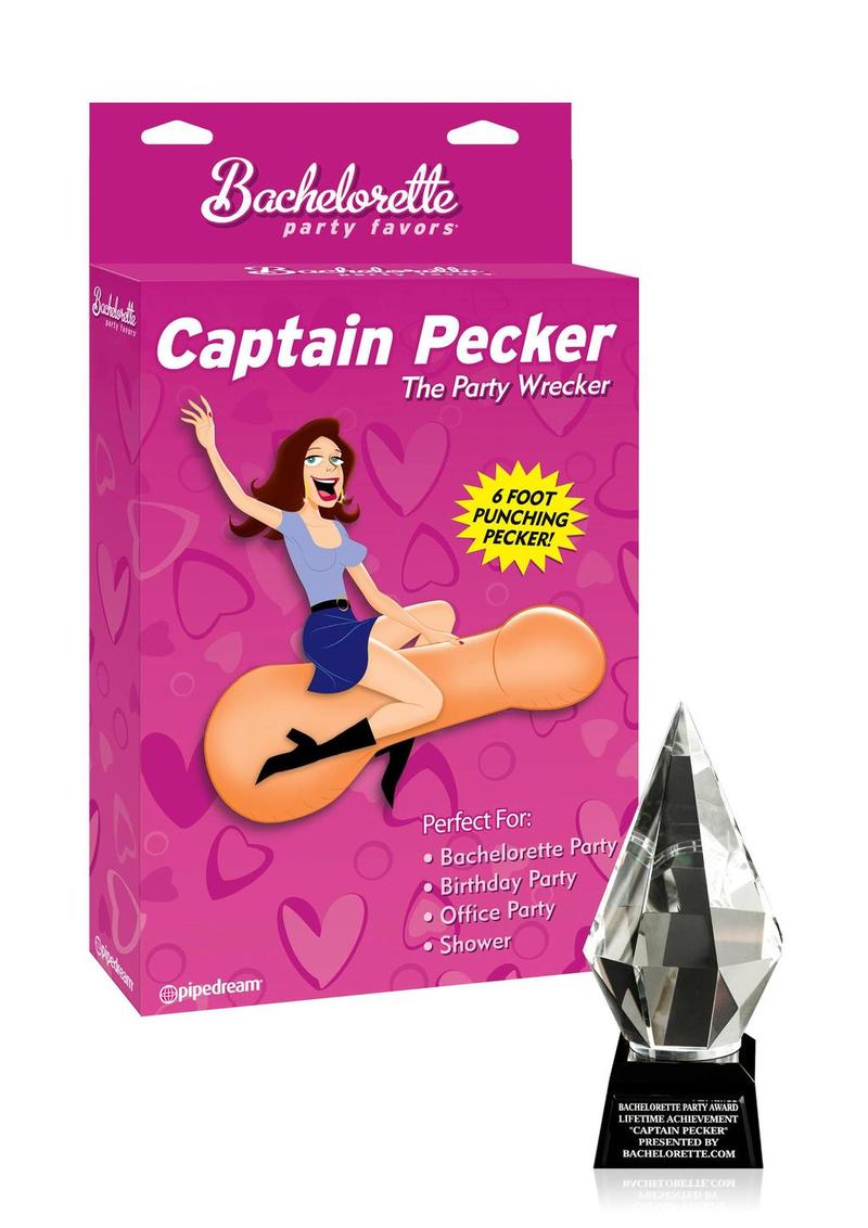 Bachelorette Party Favors Captain Pecker The Inflatable Party Pecker