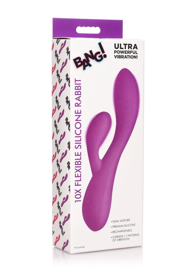 Bang! 10x Flexible Rechargeable Silicone Rabbit