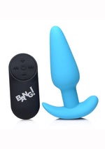 Bang! 21x Vibrating Silicone Rechargeable Butt Plug with Remote Control