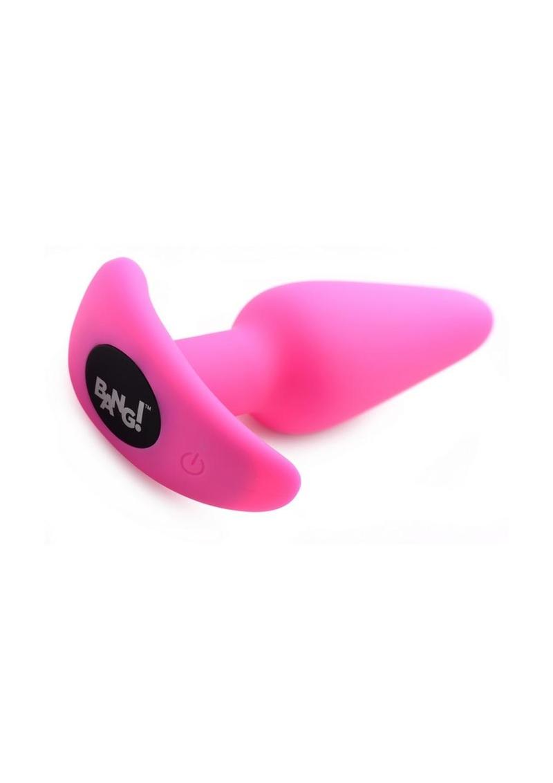 Bang! 21x Vibrating Silicone Rechargeable Butt Plug with Remote Control