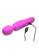 Bang! Digital Rechargeable Silicone Wand Vibrator - Purple