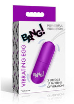 Bang Vibrating Rechargeable Egg with Remote - Purple