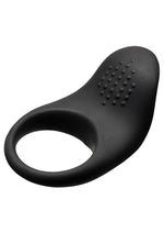 Bang! Vibrating Silicone Cock Ring - Black