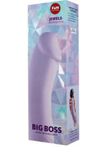 Big Boss G5 Vibrating Silicone Dildo - Amethyst