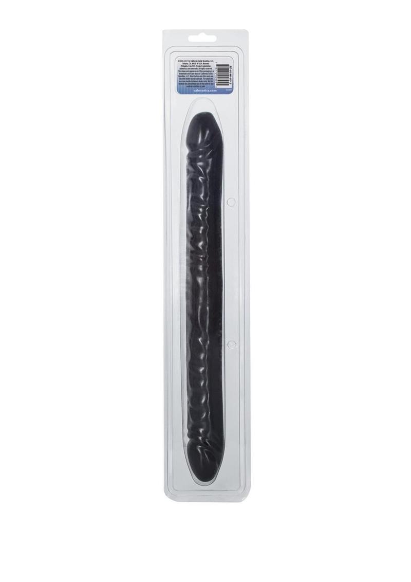 Black Veined Double Dildo