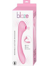 Blaze Bendable Suction Rechargeable Silicone Massager