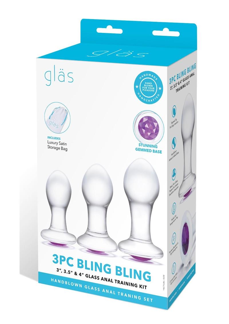 Bling Bling Glass Anal Training Kit