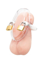 Blueline Cock Compressor Chastity Cage - Clear