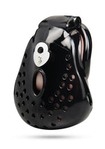 Blueline Full Coverage Cock and Balls Locked Up Chastity Cage Trap - Black