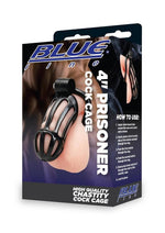 Blueline Prisoner Cock Cage - Black - 4in