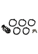 Blueline Prisoner Cock Cage - Black - 4in