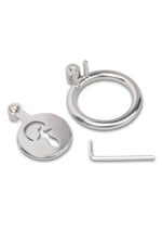 Blueline Stainless Steel Flat Inverted Cage with Piggy Tail Butt Plug Icon