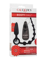 Booty Call Booty Double Dare Silicone Vibrating Butt Plug with Anal Beads