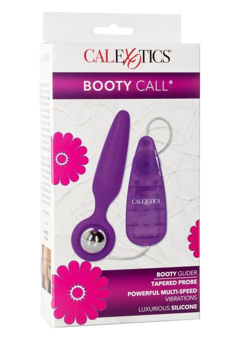 Booty Call Booty Glider Silicone Vibrating Butt Plug with Remote Control