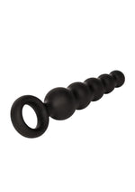 Booty Call Booty Shaker Silicone Vibrating Butt Plug with Remote Control - Black