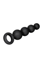 Booty Call Booty Vibro Kit Silicone Vibrating Butt Plug and Anal Beads - Black