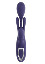 Bow Down Rechargeable Silicone Vibrator with Clitoral Stimulator
