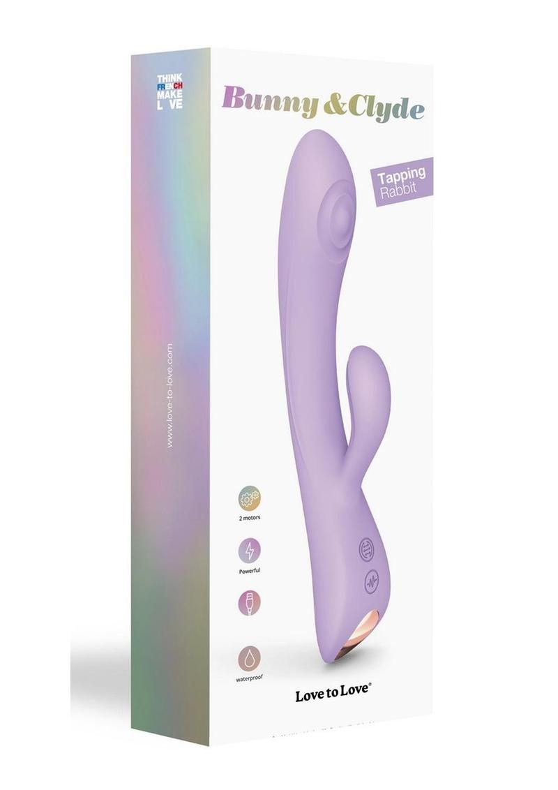 Bunny and Clyde Rechargeable Silicone Rabbit Vibrator